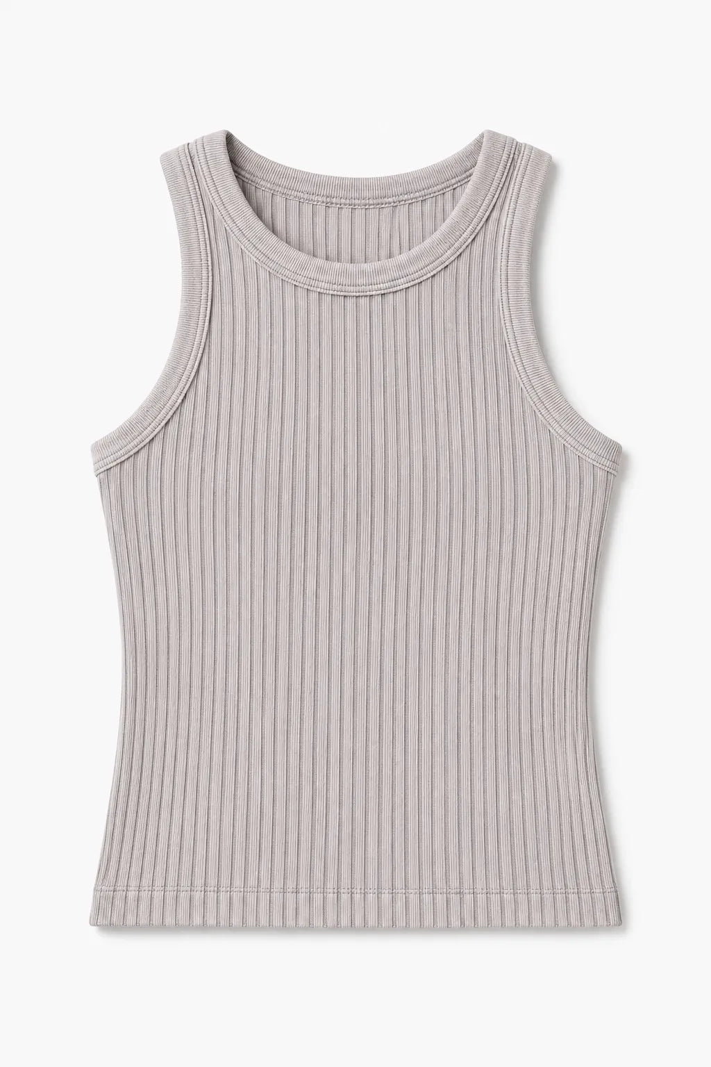 Ribbed Washed Seamless Tank Top