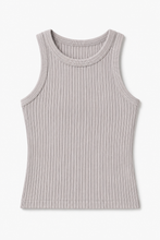 Load image into Gallery viewer, Ribbed Washed Seamless Tank Top