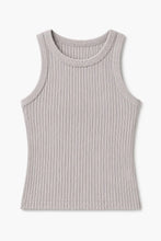 Load image into Gallery viewer, Ribbed Washed Seamless Tank Top
