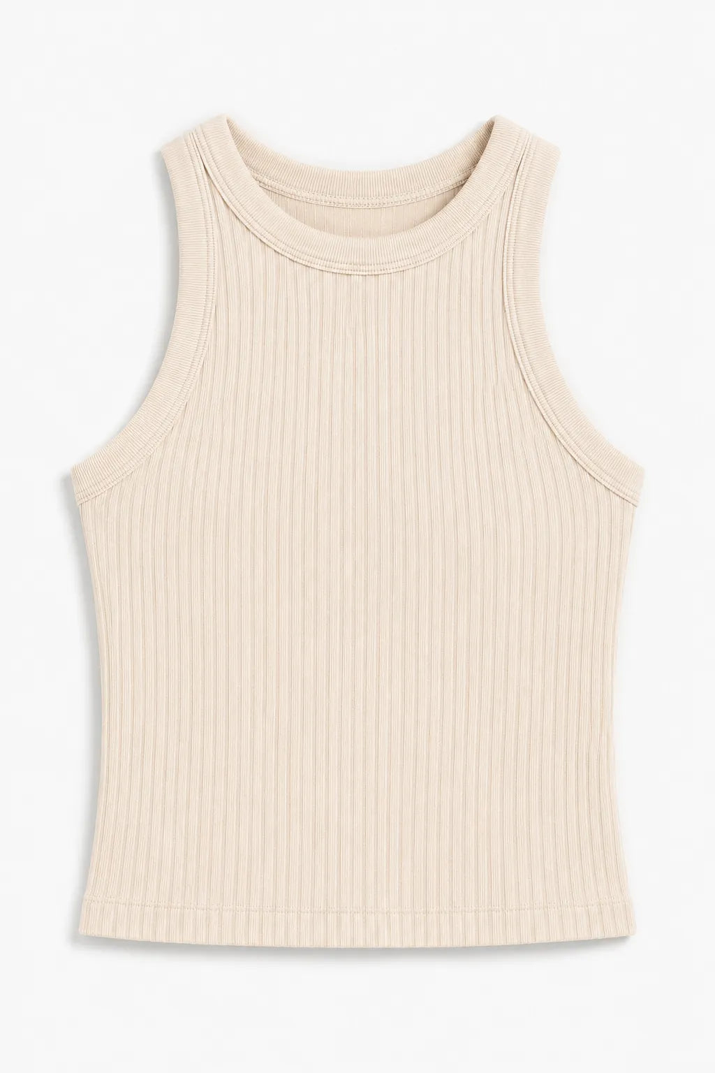 Ribbed Washed Seamless Tank Top