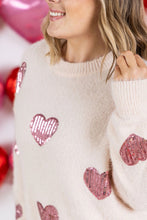 Load image into Gallery viewer, Michelle Mae Sparkle Hearts Sweater