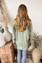 Load image into Gallery viewer, Sagewood Bloom Embroidered Mineral Wash Top