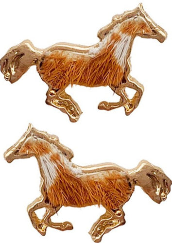 Horse Cowhide Earrings
