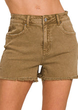 Load image into Gallery viewer, Stonewash Frayed Shorts