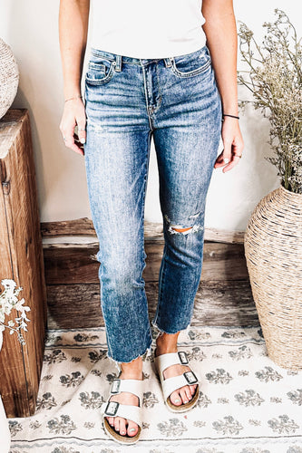 Mica High Rise Slim Crop Jeans