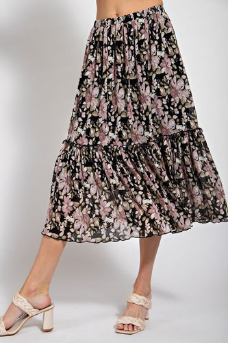 Tristessa Floral Skirt