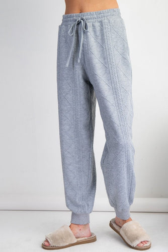 Kenzie Luxe Textured Jogger