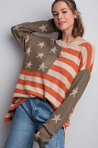 Rock The Stars + Stripes Sweater