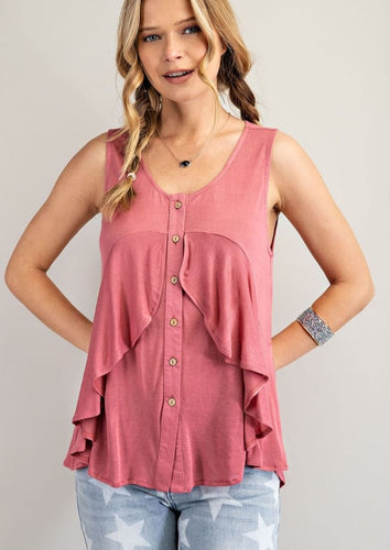 Josephina Ruffle Tank Top