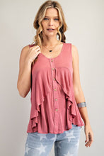 Load image into Gallery viewer, Josephina Ruffle Tank Top