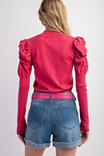 Load image into Gallery viewer, Amour Puff Shoulder Top