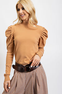 Amour Puff Shoulder Top