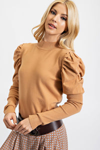 Amour Puff Shoulder Top