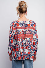 Load image into Gallery viewer, Americana Floral Blouse