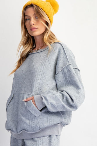 Kenzie Luxe Textured Pullover