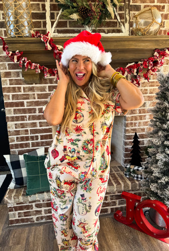 'Tis the Season Luxe Vintage Christmas Pajama Set PRE-ORDER