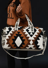 Load image into Gallery viewer, Aztec Textured Weekender Bag