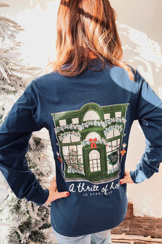 Enjoy A Cup Of Cheer Christmas LS Tee