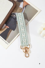 Load image into Gallery viewer, Jacquard Wristlet Keychain
