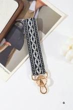 Load image into Gallery viewer, Jacquard Wristlet Keychain