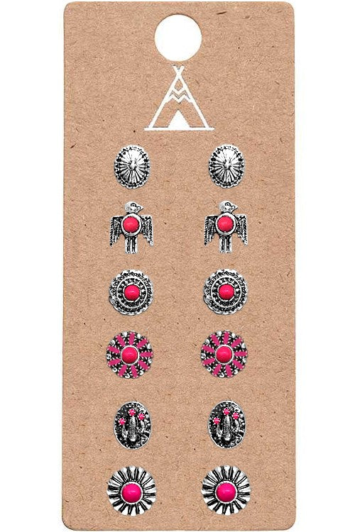 New Mexico Earring Set-6 Pair
