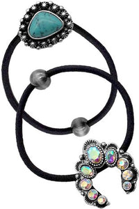 Squash Blossom Hair Tie Set