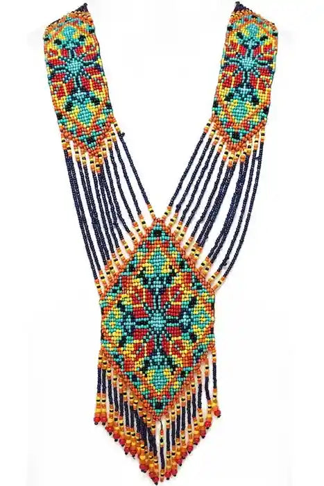 Seed Bead Statement Necklace