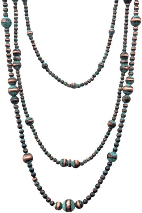 Mesa Navajo Pearl Necklace Patina