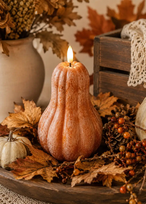 Gourd LED Flameless Wax Candle