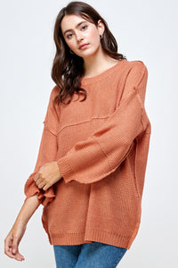 Honeycomb Knit Sweater