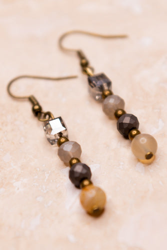 Mari Earrings Mix Gray