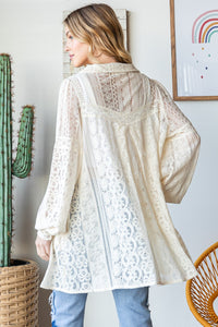 Oli + Hali Luxe Lace Blouse