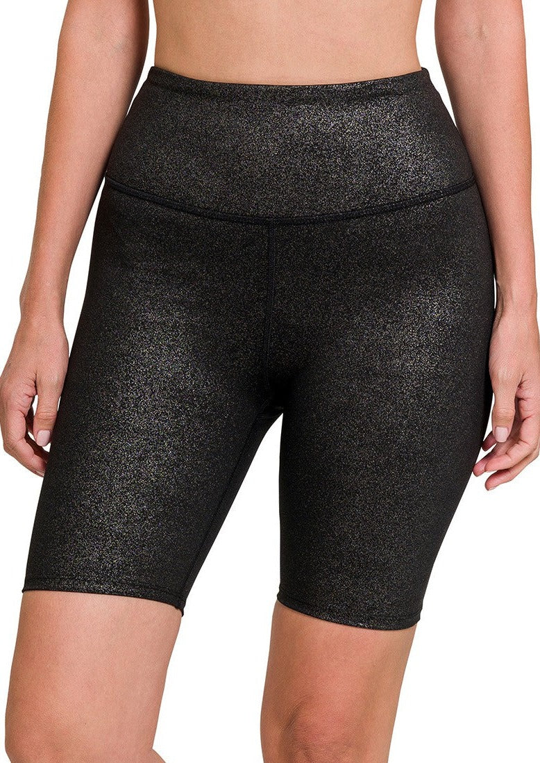 Shimmer Biker Shorts