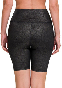 Shimmer Biker Shorts