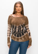 Load image into Gallery viewer, Mocha Dyed Sweater