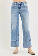 Load image into Gallery viewer, RISEN Mid Rise Ankle Straight Seamed Jean
