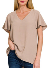 Load image into Gallery viewer, Jenna Flutter Sleeve Top