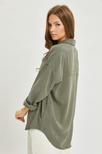 Oversized Tencel Shirt