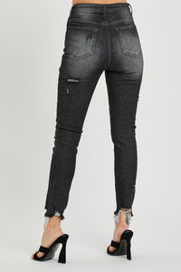 RISEN High Rise Relaxed Distressed Jean