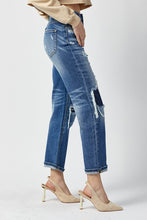 Load image into Gallery viewer, RISEN Straight Patch Jeans