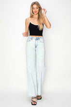 Load image into Gallery viewer, RISEN Wide Leg Stone Wash Jean