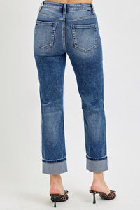 RISEN Tummy Control Straight Jeans