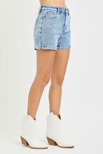 Load image into Gallery viewer, Denim skirt worn by a person on a white background