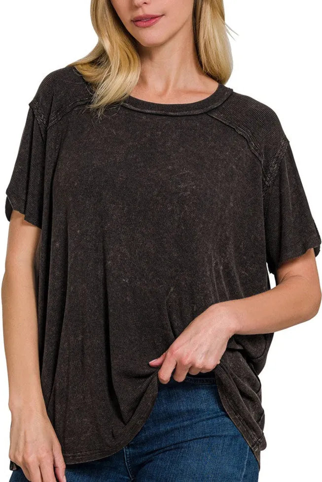 Sunset Ridge Ribbed Tee