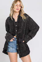 Load image into Gallery viewer, Mineral Wash Lace Trim Top