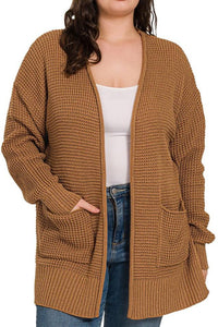 Waffle Cardigan