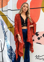 Load image into Gallery viewer, Asher Zig Zag Kimono