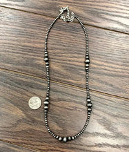 Load image into Gallery viewer, Silver Sage Cluster Bead Necklace