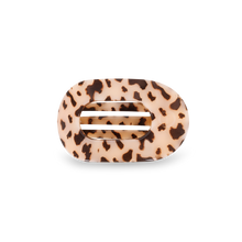 Load image into Gallery viewer, TELETIES - Round Flat Hair Clip | Small | Blonde Tortoise