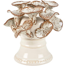 Load image into Gallery viewer, Ceramic vase with mushroom design on a white background